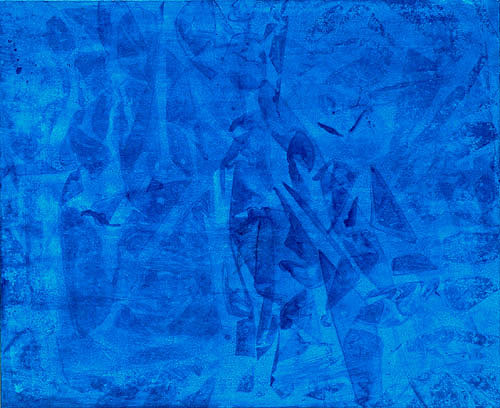 2008 Blaues Bild 100 x 80 cm