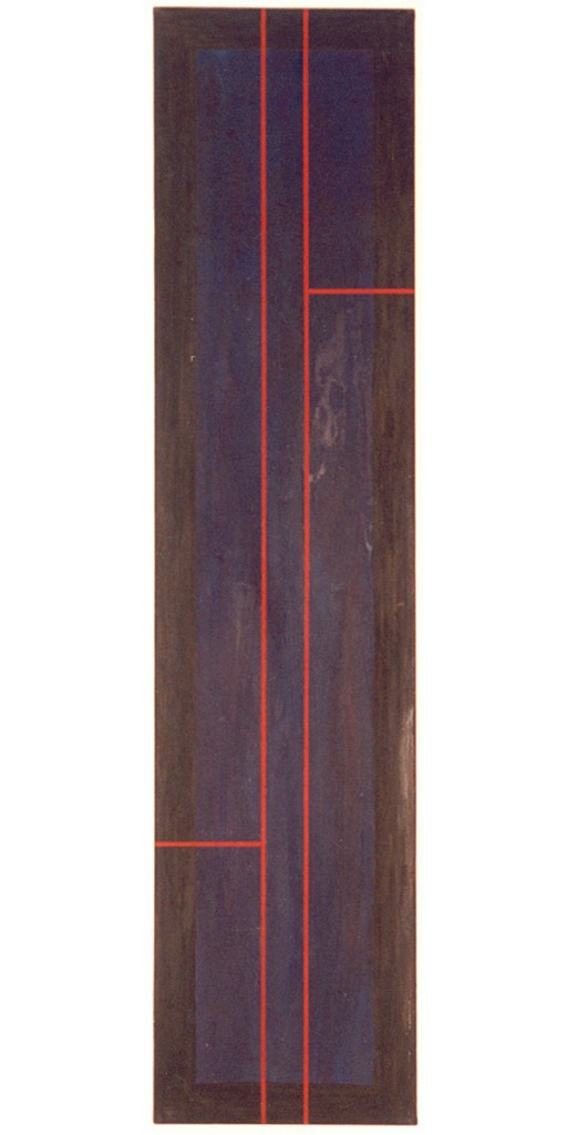 2002 Rote Linien 40 x 170 cm